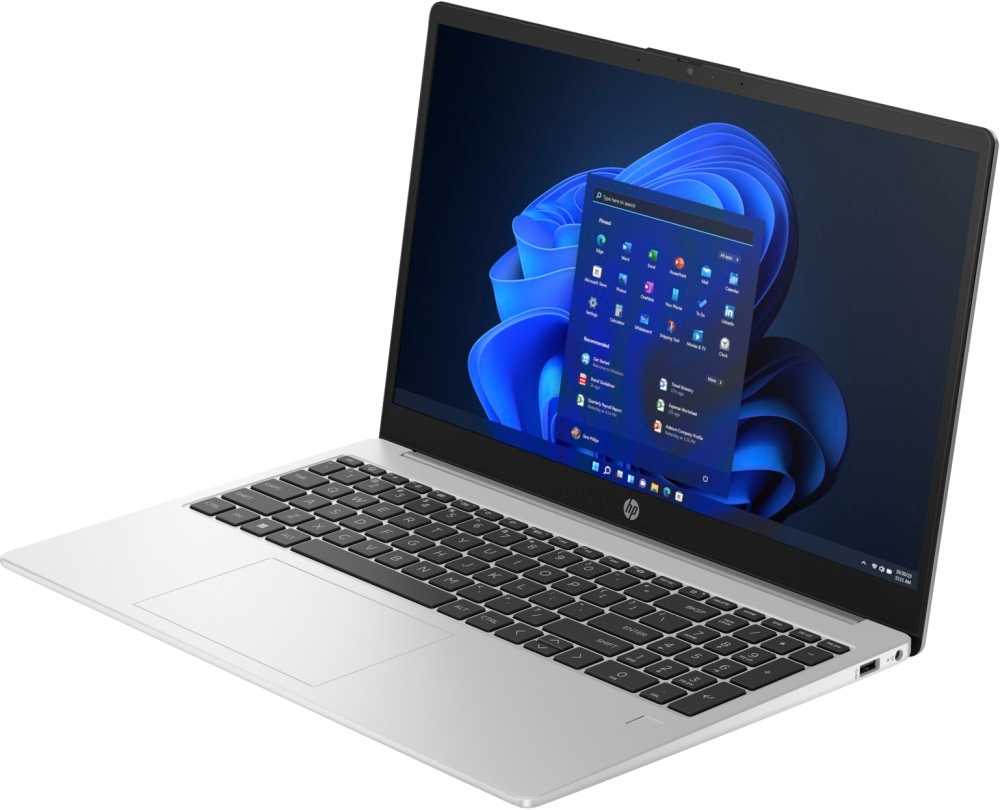 Ноутбук  HP 250 G10 15.6 ", Core i5, 16 Гб RAM, 512 Гб SSD, Iris Xe Graphics, Серебристый