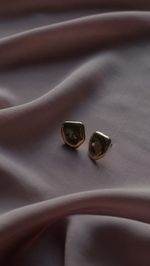 Серьги Резонанс, позолота