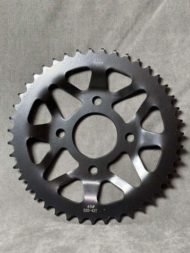 Звезда ведомая стальная KAYO K1,K2,T2 520-43 SM-PARTS