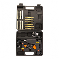 Набор клеевых пистолетов в кейсе, 7/11 мм, 20/100 Вт, 3/8 г/мин, выключатель Sparta