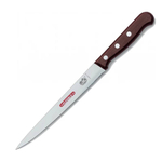 Нож кухонный Victorinox Rosewood (5.3810.18) стальной филейный лезв.180мм прямая заточка коричневый