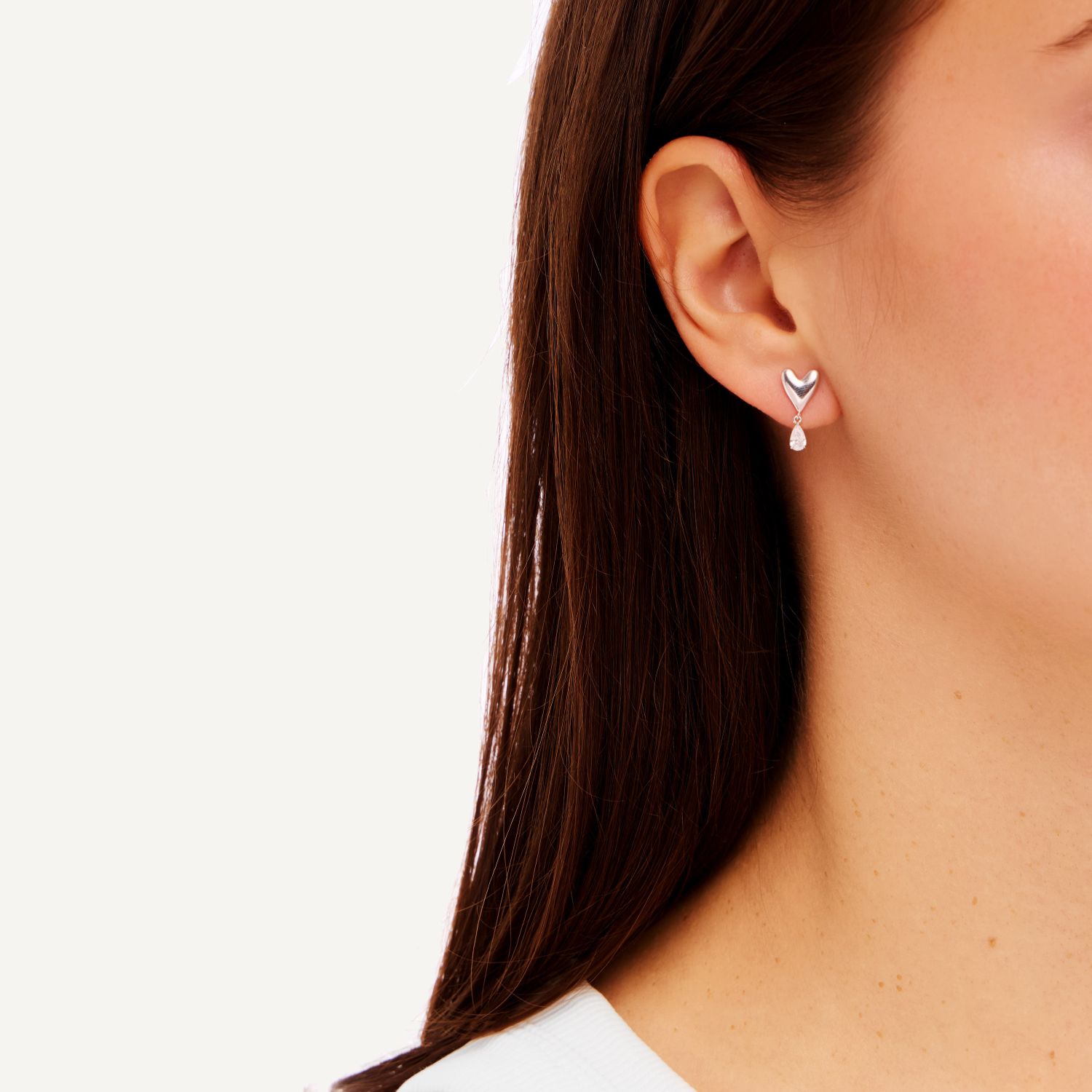 Серьги Dripping Heart Earrings