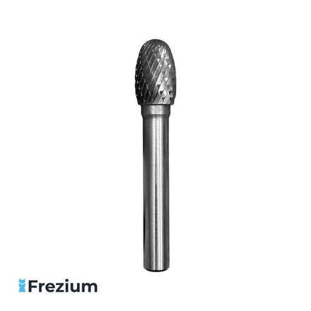 Борфреза твердосплавная по металлу "Totem" (12.7x8x20x69 мм; O2 1518A Supreme; Форма E)