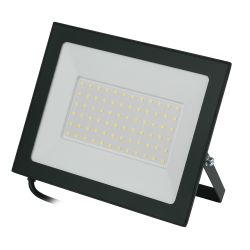 ULF-Q519 100W-6500K IP65 220-240V BLACK Прожектор светодиодный. Дневной свет6500К. Корпус черный. TM Volpe