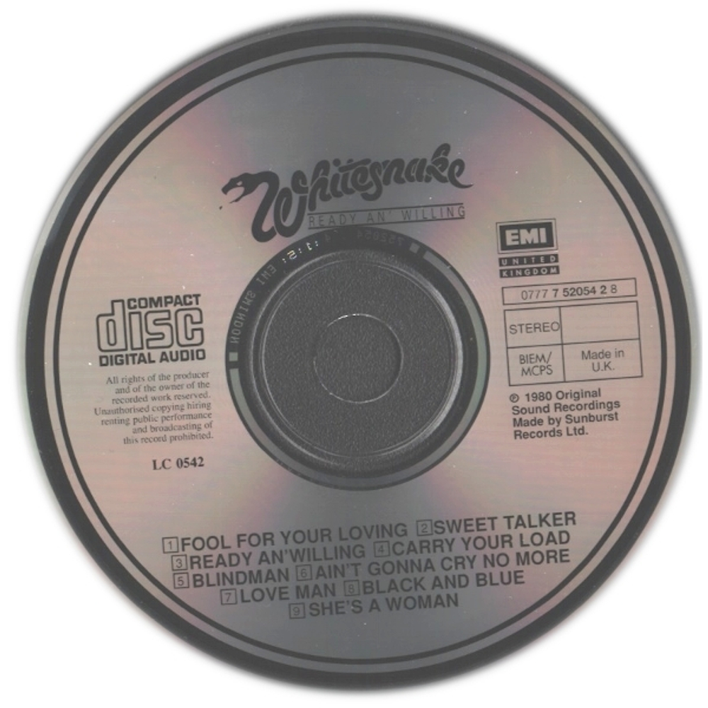 Whitesnake / Ready An' Willing (CD)