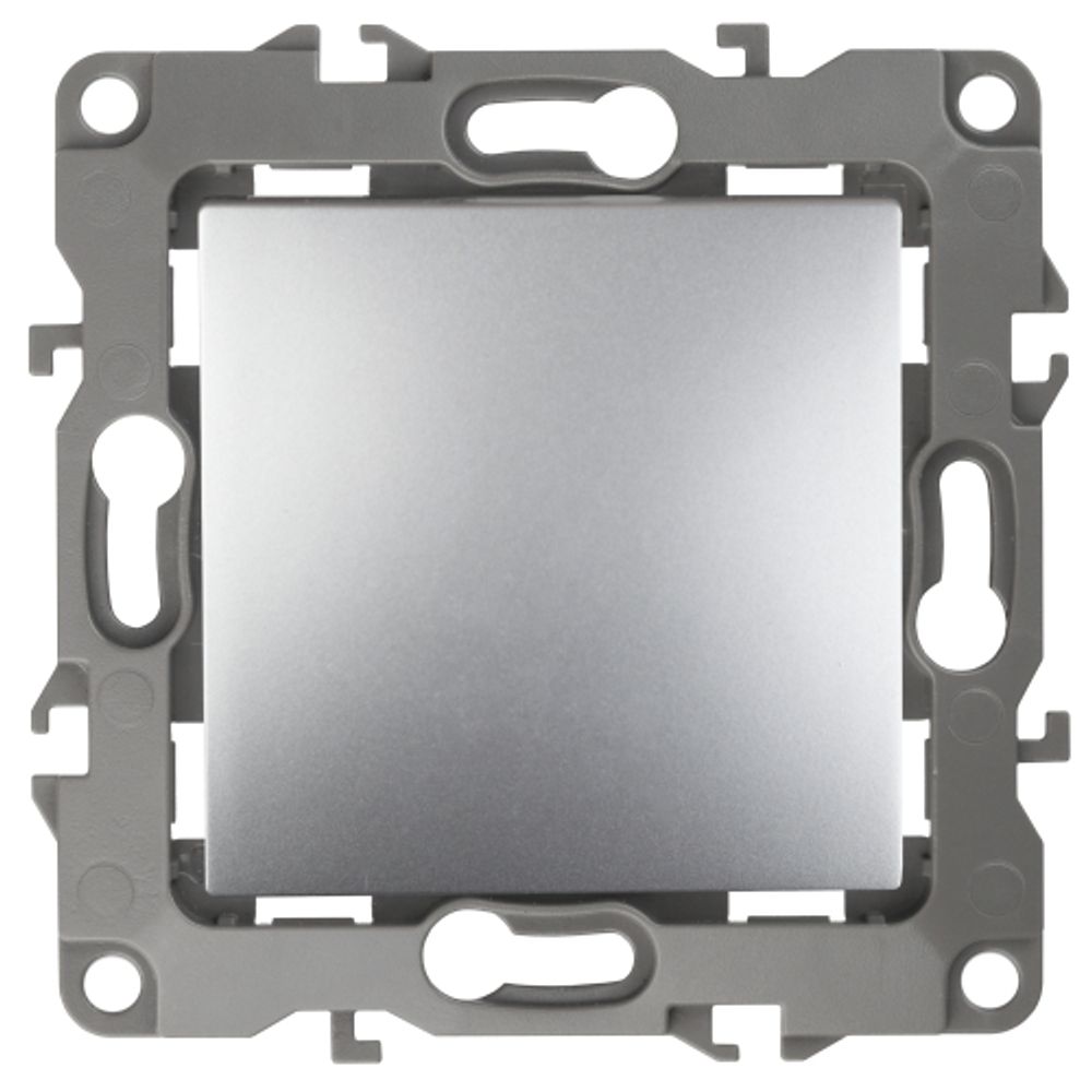 12-1101-03 ЭРА Выключатель, 10АХ-250В, IP20, Эра12, алюминий | ЭРА 12 Алюминий