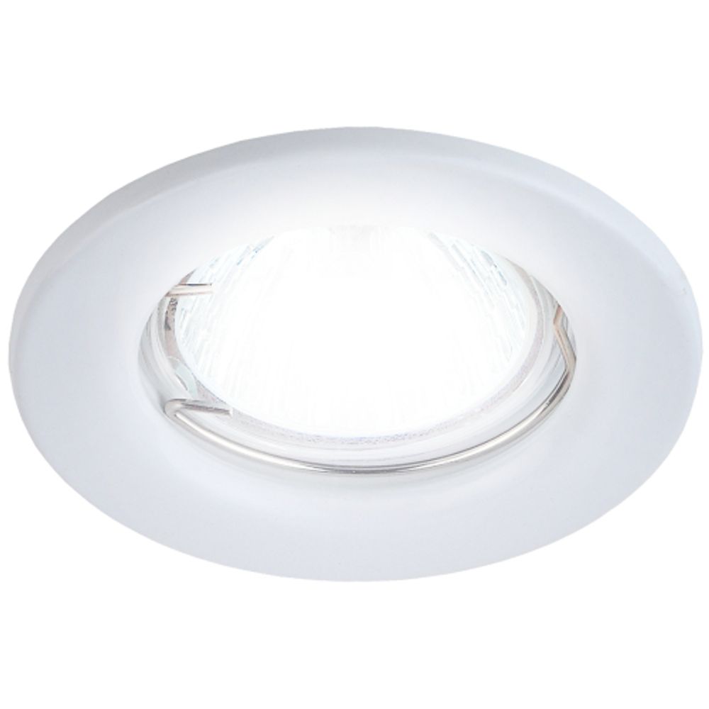 ST1 WH Светильник ЭРА штампованный MR16,12V/220V, 50W белый