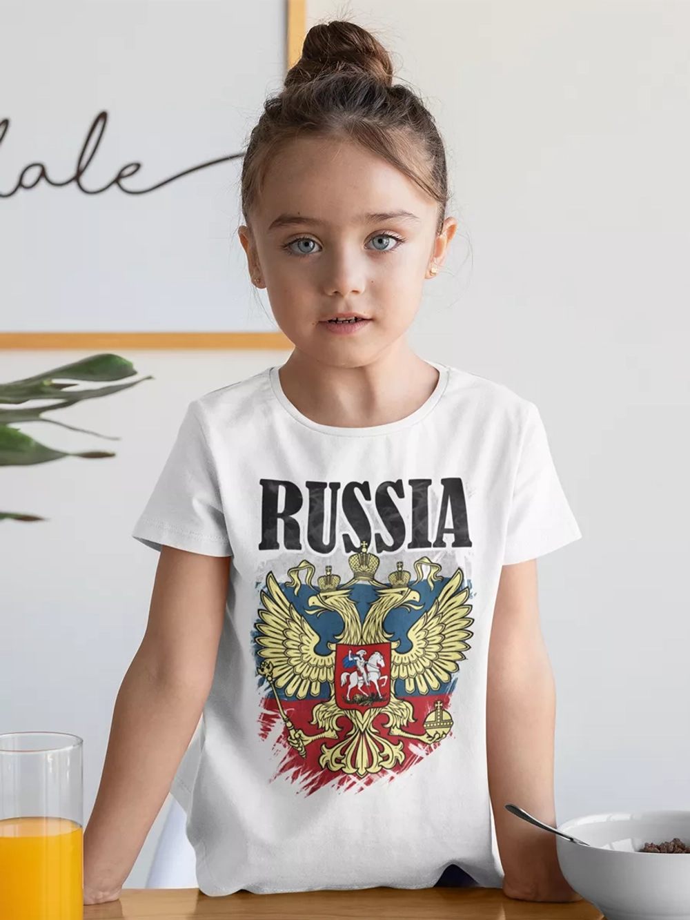 Футболка с гербом России