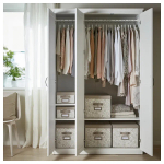 Шкаф - SONGESAND IKEA/ СОНГЕСАНД ИКЕА, 120x60x191, белый
