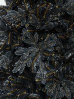 Искусственная черная елка «Одри» (Литая+пвх) 240 см / 2,4 м