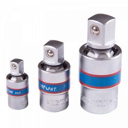 KING TONY (9113PR) Набор карданов шаровых 1/4", 3/8", 1/2", 3 предмета