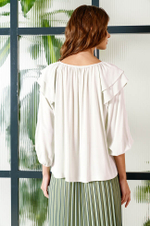 22648 Блузка женская (молочный)
