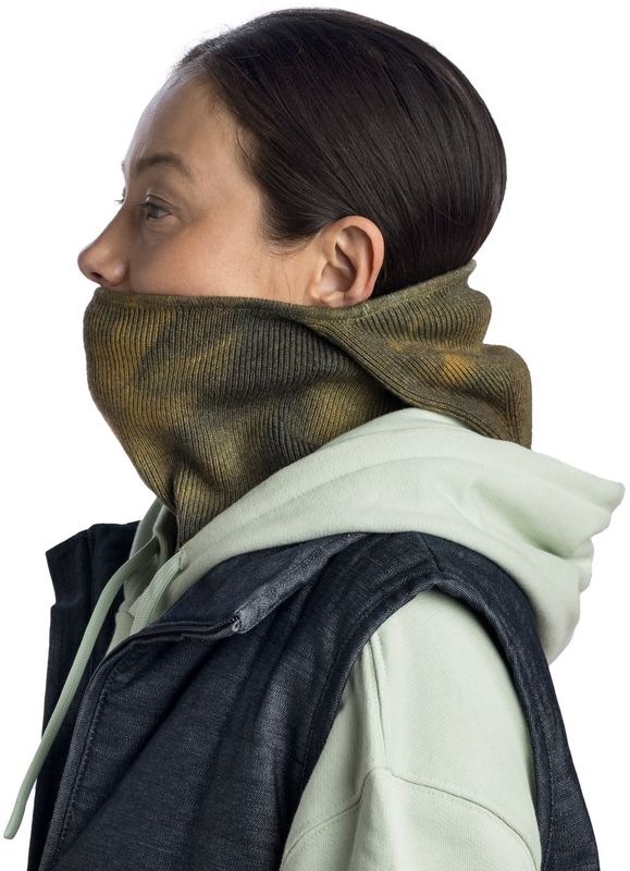 Балаклава вязаная Buff Knitted Balaclava Nilan Khaki Фото 7
