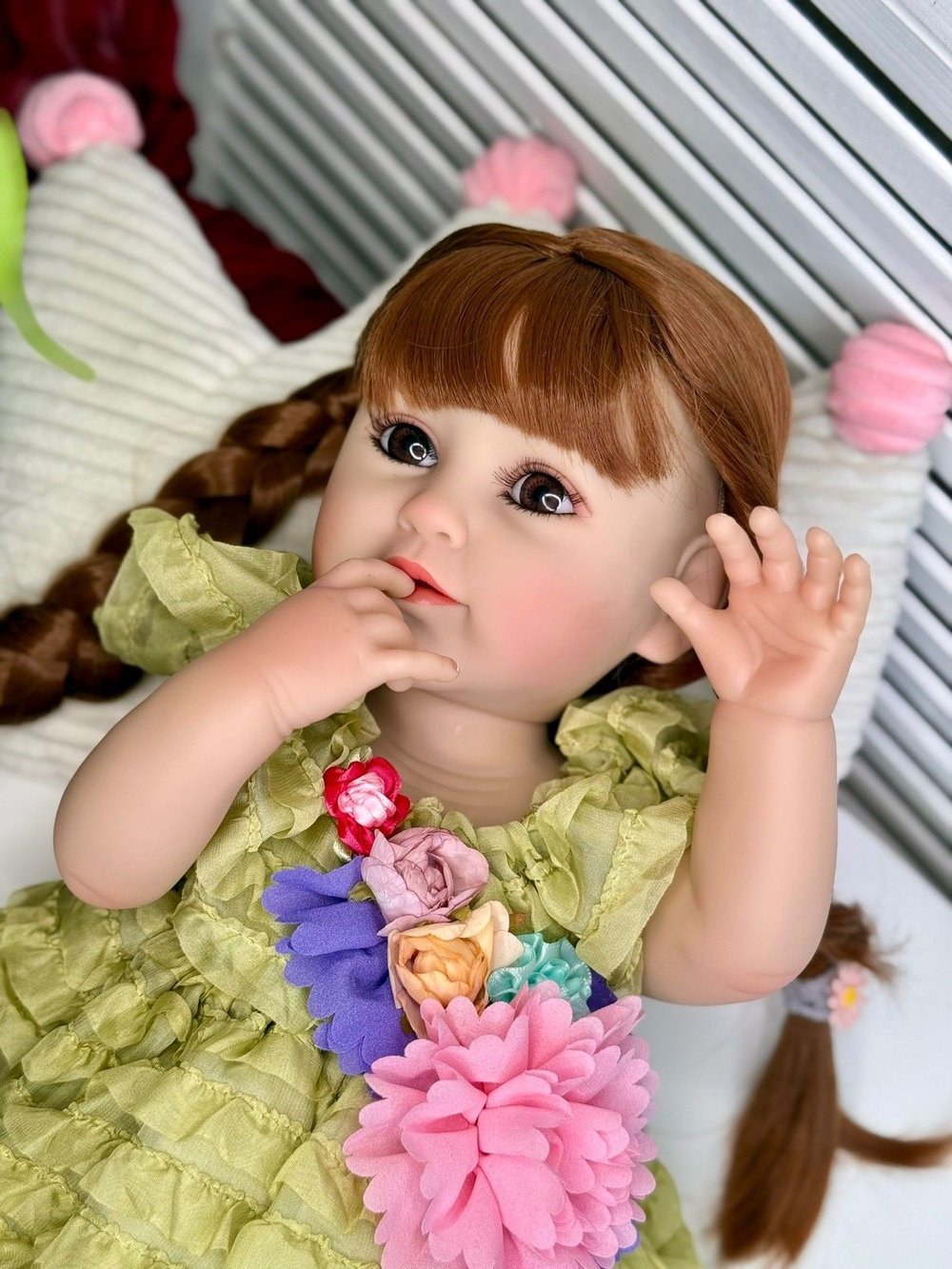 Кукла Реборн виниловая 55см в пакете (FA-565)