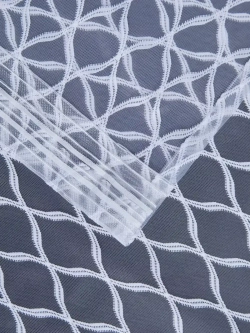 Тюль 500 на 250 в спальню кухню длинный готовый