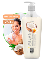 БХ Гель для душа райское блаженство с маслом кокоса Grass Milana (750мл)