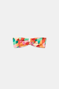 ZARA ТОП-БИКИНИ БАНДО С ПРИНТОМ, РАЗНОЦВЕТНЫЙ
