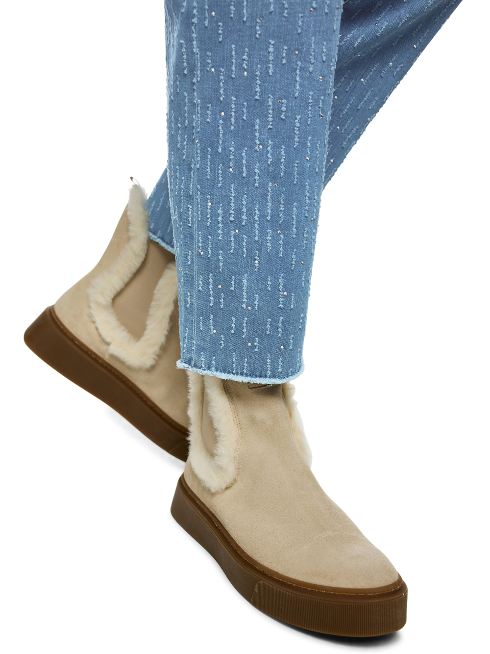 Джинсы из хлопка