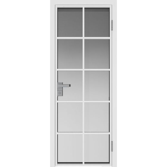 Межкомнатная дверь алюминиевая Profil Doors 4AG вайт остеклённая