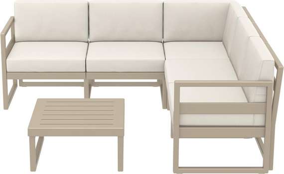 Комплект угловой уличной мебели Mykonos