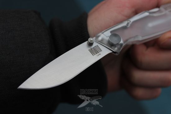 Складной нож Ontario 8798CL Wraith Ice Series Clear c клинком из стали 1.4116 Krupp (X50CrMoV15) рукоять Нейлон