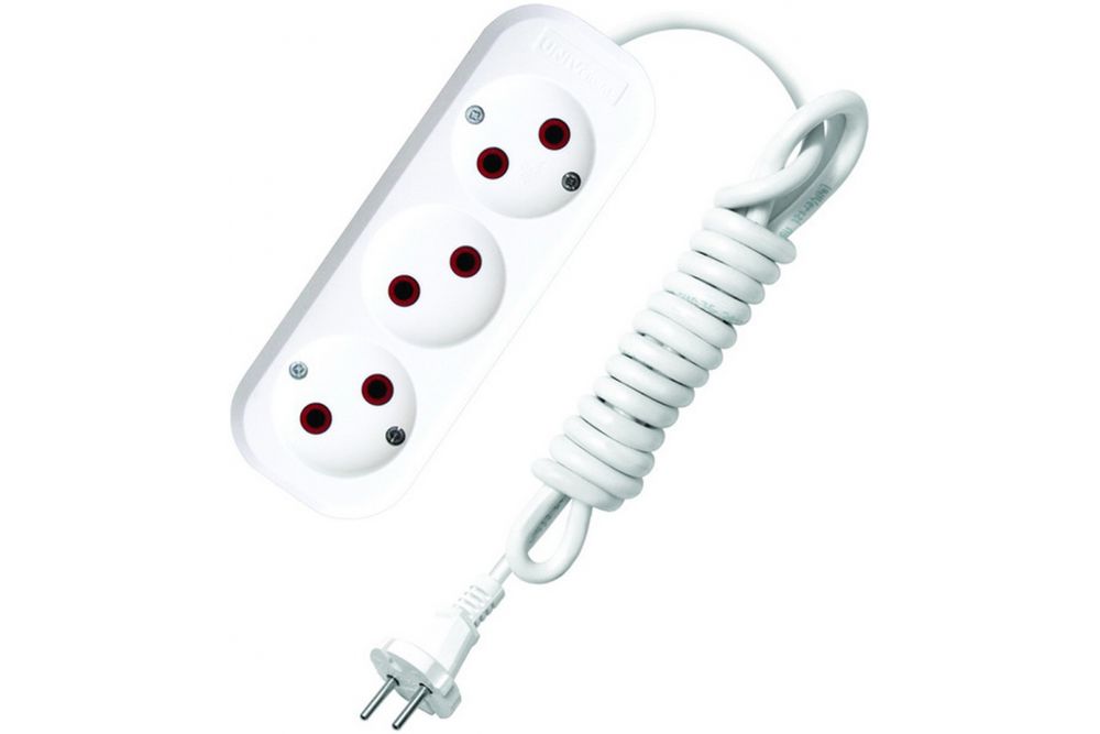 Удлинитель UNIVersal ЛЮКС У6-639 М 2х0,75 3гн.2м.