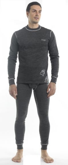 Термобелье Canadian Camper TRAPPER (фуфайка мужcкая), цвет серый меланж