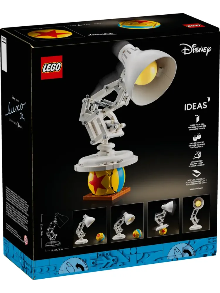 Конструктор IDEAS 21357 Disney Pixar: Люксо-младший