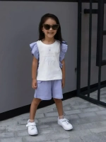 Костюм для девочки с шортами в садик