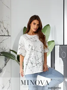 Футболка 703-молочный Minova
