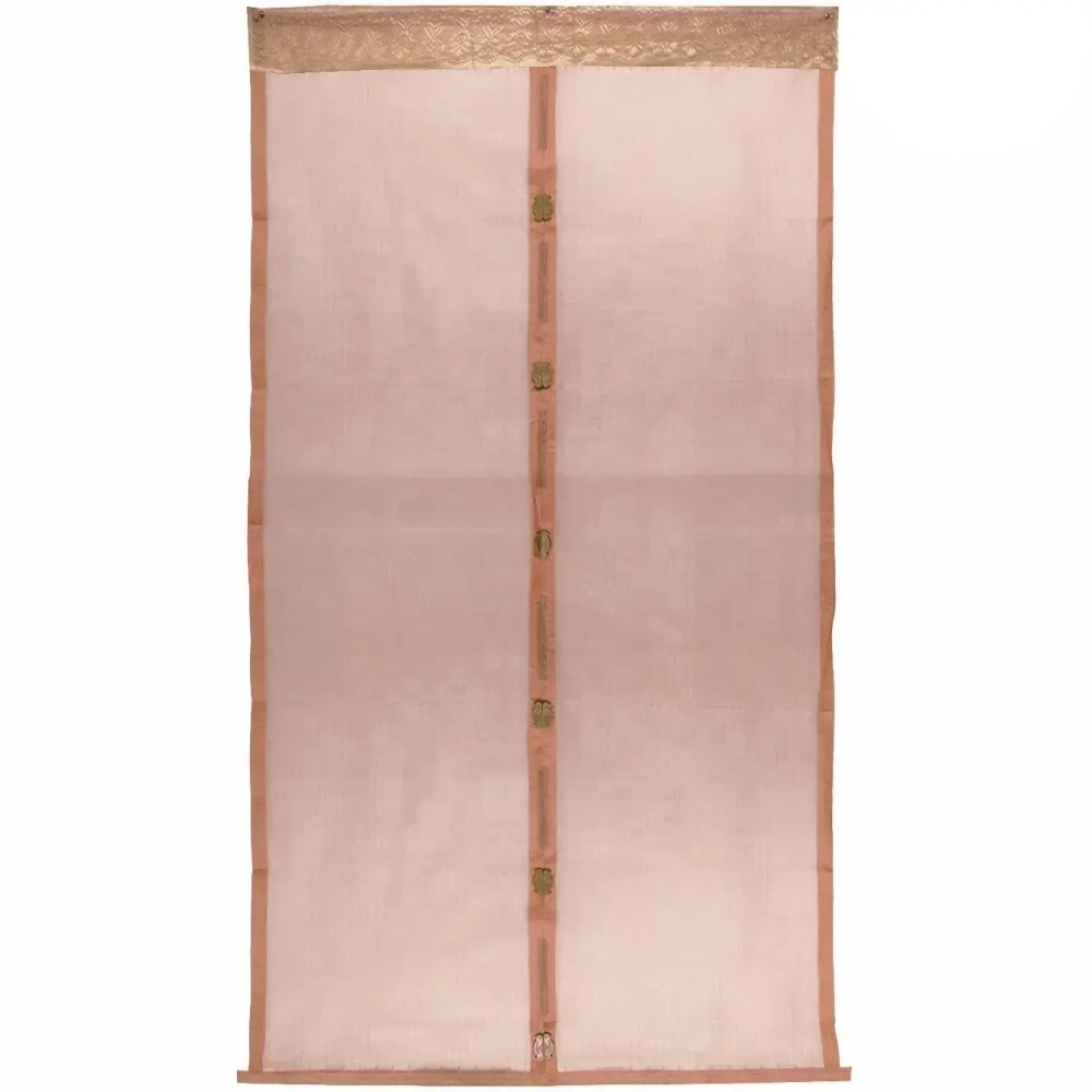 Антимоскитная сетка дверная на магнитах 100*210см «Классическая» коричневая ДоброСад