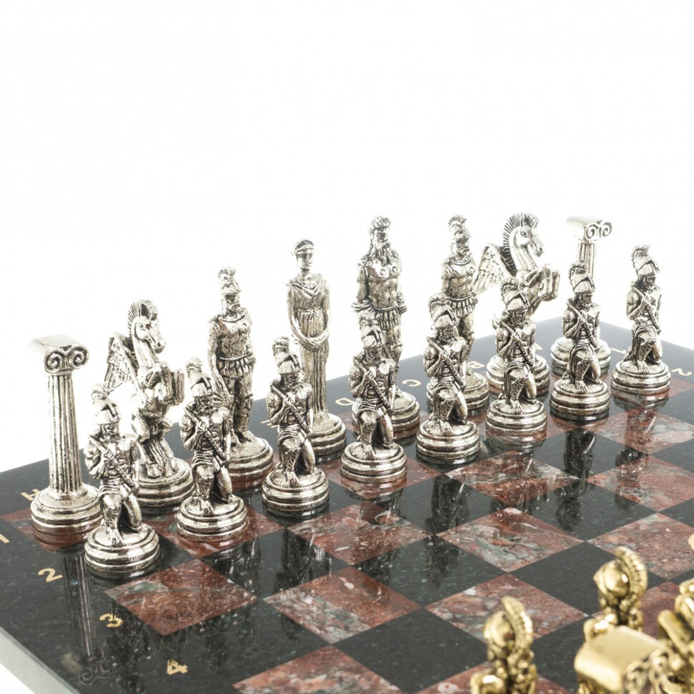 Шахматы "Восточные" доска 40х40 см креноид змеевик G 122628
