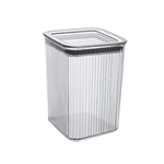 Емкость для сыпучих продуктов квадратная "Рим" 1200 мл вакуумная