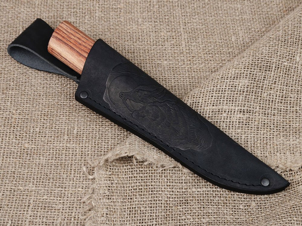 Нож Ханты-Манси, сталь Х12МФ, рукоять ясень