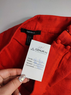 Юбка  Forever21 яркая со льном 40  размер