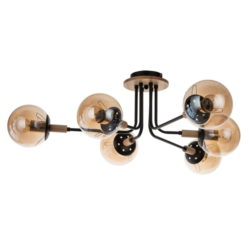 Накладная люстра Arte Lamp A2716PL-6BK