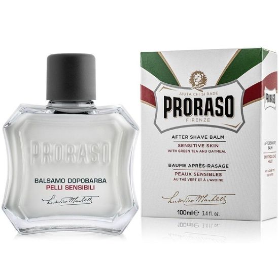 Бальзам после бритья Proraso, для чувствительной кожи, с зеленым чаем и овсом, 100 мл