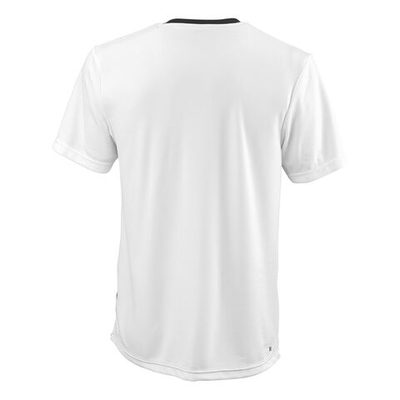 Мужское теннисное поло Wilson Team II T-Shirt Men - Black, White