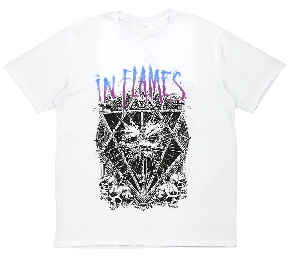 Футболка In Flames белая