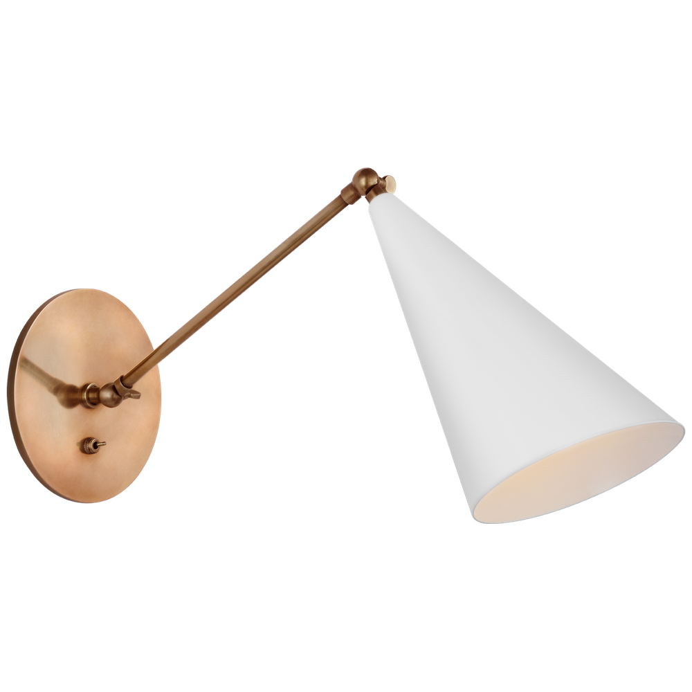 Настенный светильник Visual Comfort Clemente Single Arm Library Sconce (Open Box)