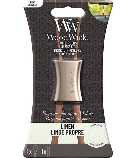 Свежее белье, ароматизатор в авто, Woodwick
