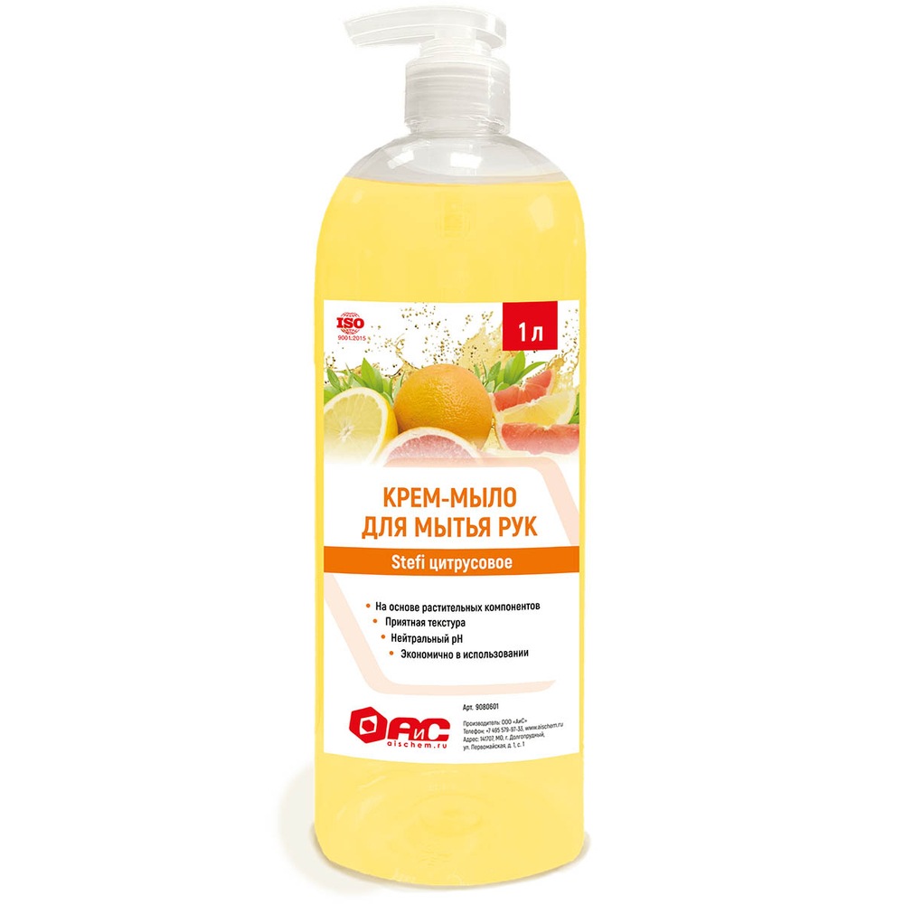 Жидкое крем-мыло АИС Biosoap Stefi Цитрусовое 1 л