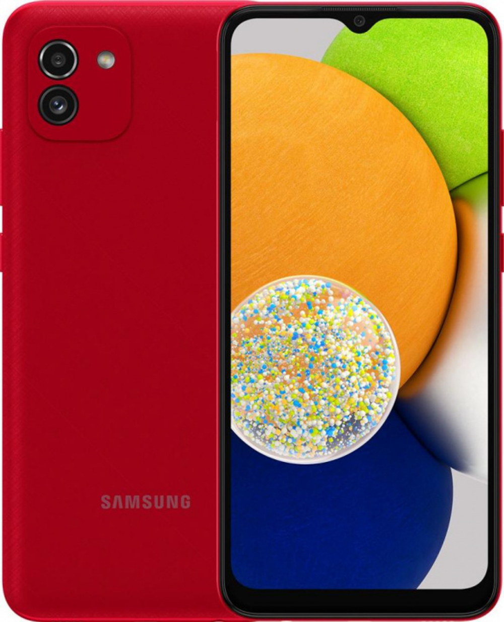 Смартфон Samsung Galaxy A03 SM-A035 4/64GB красный