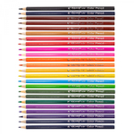 Карандаши цветные Yalong 24 цв., "Mix" деревянные, трехгранные, заточенные, грифель 3.0 мм, картон. уп., европодвес