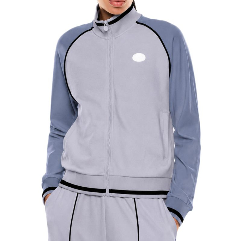 Женская теннисная куртка EA7 Jersey - zen blue