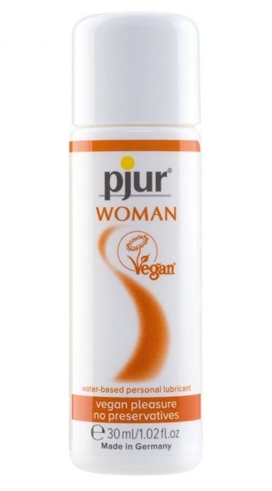 pjur WOMAN Vegan 30 мл – веганский лубрикант на водной основе, pH-деликатный