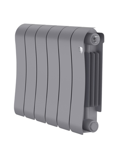Радиатор биметаллический Royal Thermo Infinity 300 Silver Satin - 6 секц.
