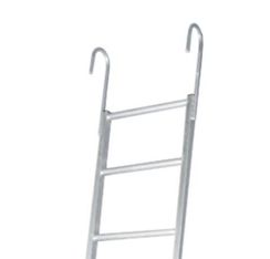 Лестница навесная алюминиевая с крюками MEGAL ЛНАак - 3,0 (450)