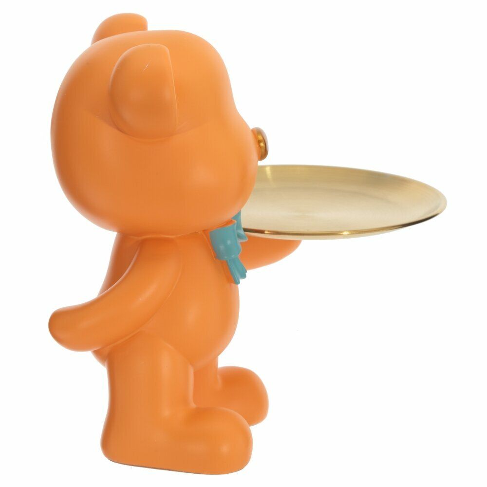 GAEM Фигурка декоративная "Медвежонок" с блюдом, L25 W22 H24 см