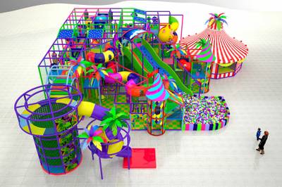 Детский игровой лабиринт «Цирковая Страна Чудес»